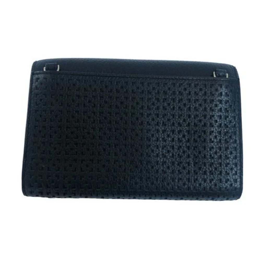 Kate Spade handbag leather Wristlet Black Leather Phone Wallet Clutch Organizer